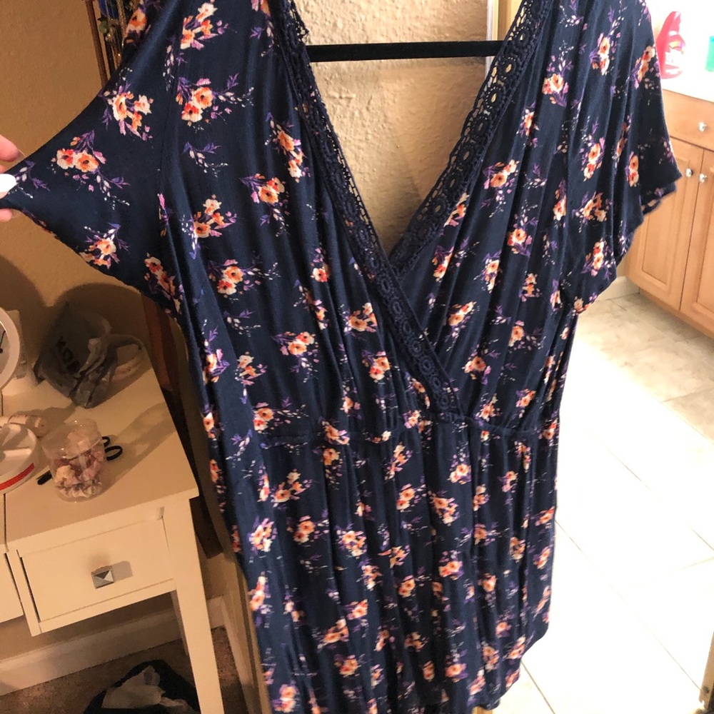 Gently used floral romper